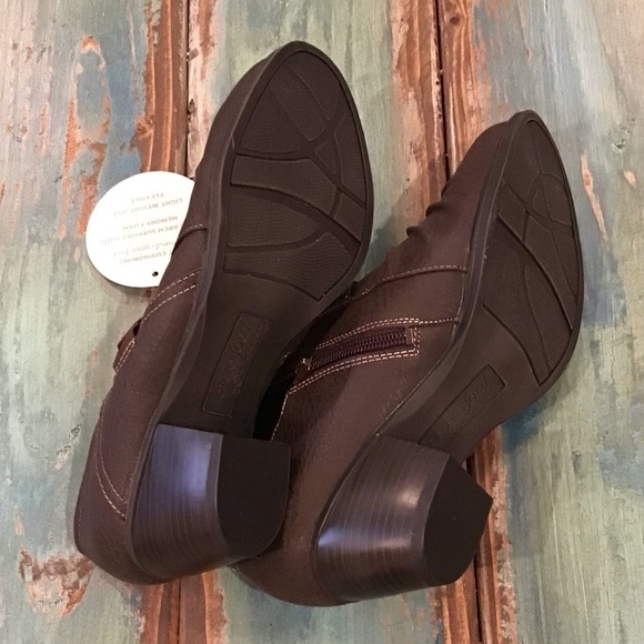 SOUL NWT Naturalizer Kariano Bootie Size 7 Ankle Boots Brown Comfort Shoes - Picture 7 of 11